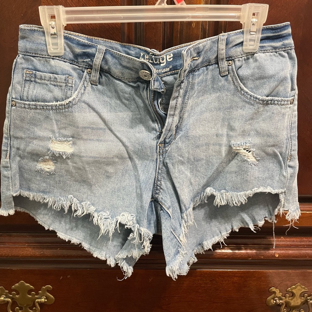 Charlotte Russe Girlfriend Denim Shorts